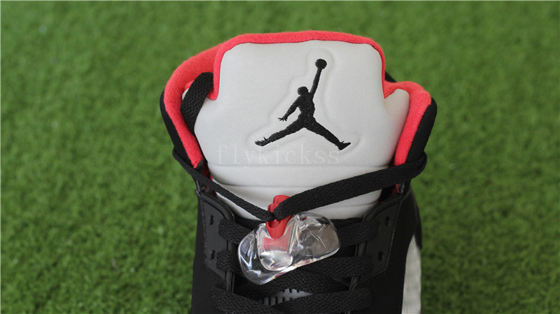 Authentic Air Jordan 5 Retro Black Supreme
